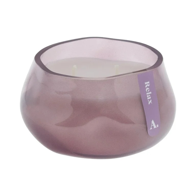Allswell Relax Scented Organic Blown Jar Spa Candle, Lavender, Jasmine & Chamomile, 8oz | Walmart (US)