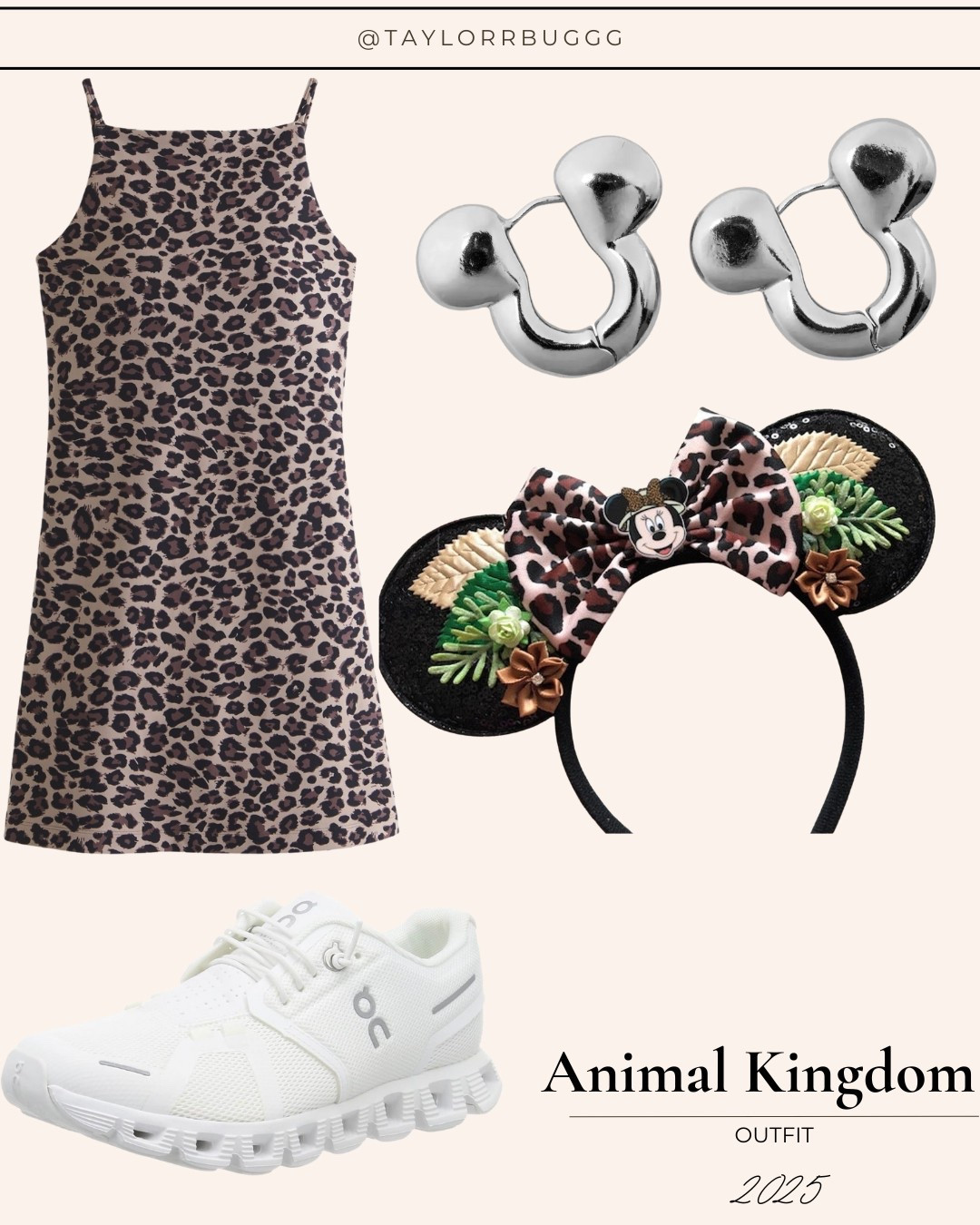 Animal Kingdom fit unlocked!
This leopard print dress from Abercrombie is so perfect for a wild day at Disney—comfy, cute, and breathable for park weather! Paired it with my go-to On Cloud sneakers (trust me, your feet will thank you), the cutest Etsy ears, and classic Mickey hoops from the Disney Store. Totally obsessed with this combo!

Shop the look:
	•	Leopard print mini dress (Abercrombie)
	•	On Cloud sneakers
	•	Mickey silver hoop earrings (Disney Store)
	•	Handmade Animal Kingdom ears (Etsy)

#AnimalKingdomOutfit #DisneyStyle #DisneyOOTD #LTKDisney #AbercrombieStyle #OnCloudShoes #DisneyEars #ParkOutfitReady #LTKTravel

#LTKTravel #LTKStyleTip