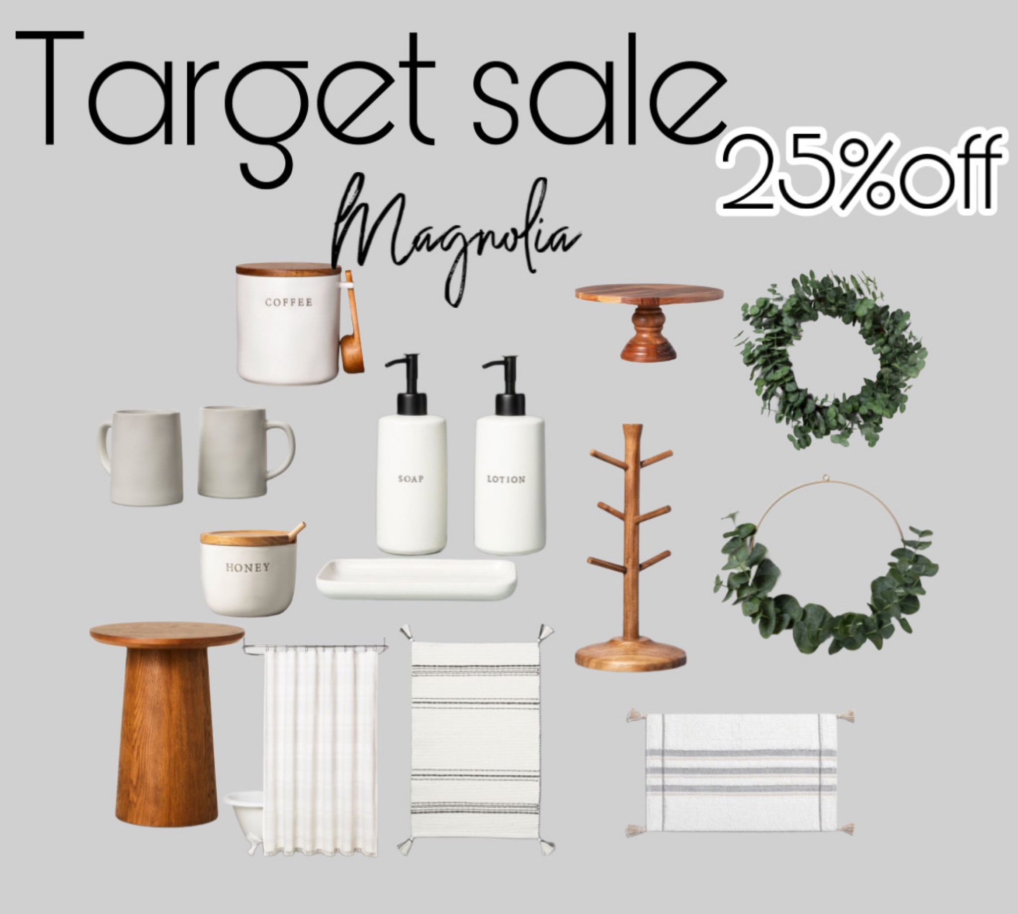 Magnolia 25% Off Target Decor             All Magnolia products at a 25% discount 

#LTKSeasonal #LTKsalealert #LTKhome