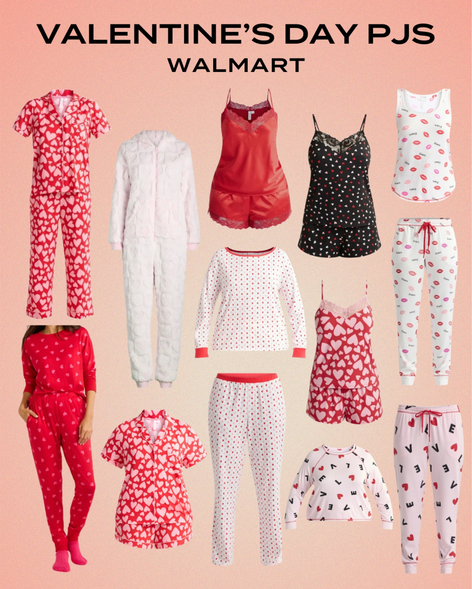 Cute Valentine’s Day pajamas for women at Walmart! All for under $20 ❤️ @walmartfashion #walmartpartner #walmartfashion

#LTKFindsUnder100 #LTKSeasonal #LTKStyleTip