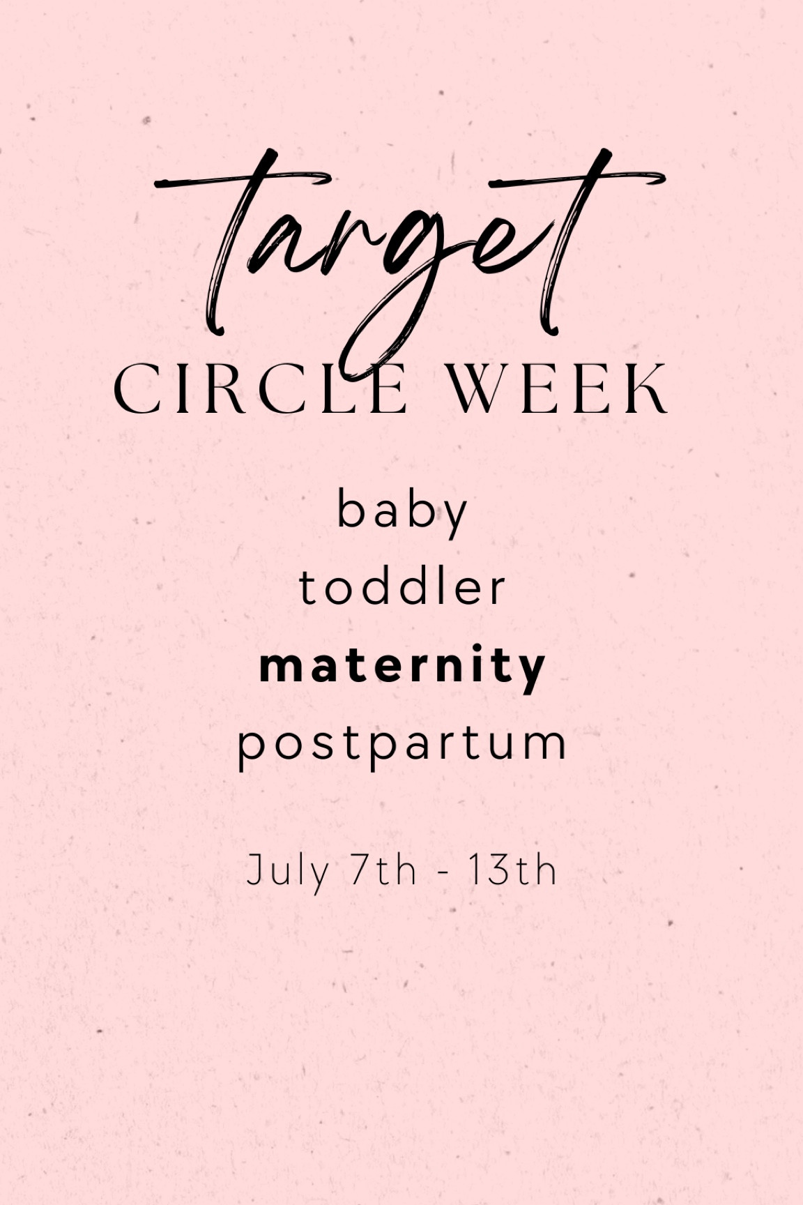 Maternity target circle finds! #targetcircle #targetcircleweek

#LTKBump #LTKBaby #LTKKids