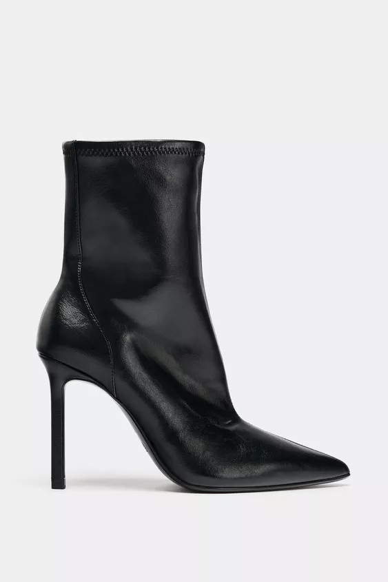 STILETTO HEELED ANKLE BOOTS | Zara US