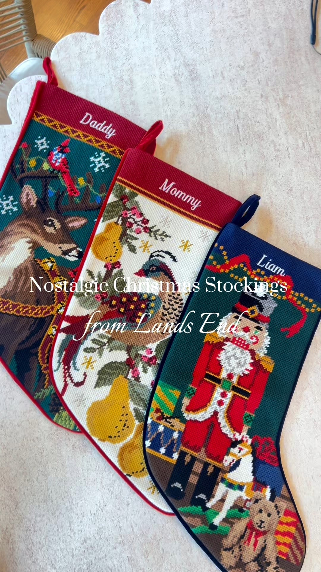 Gorgeous needlepoint stockings from Lands End! 🎄

#LTKFindsUnder50 #LTKSeasonal #LTKFamily