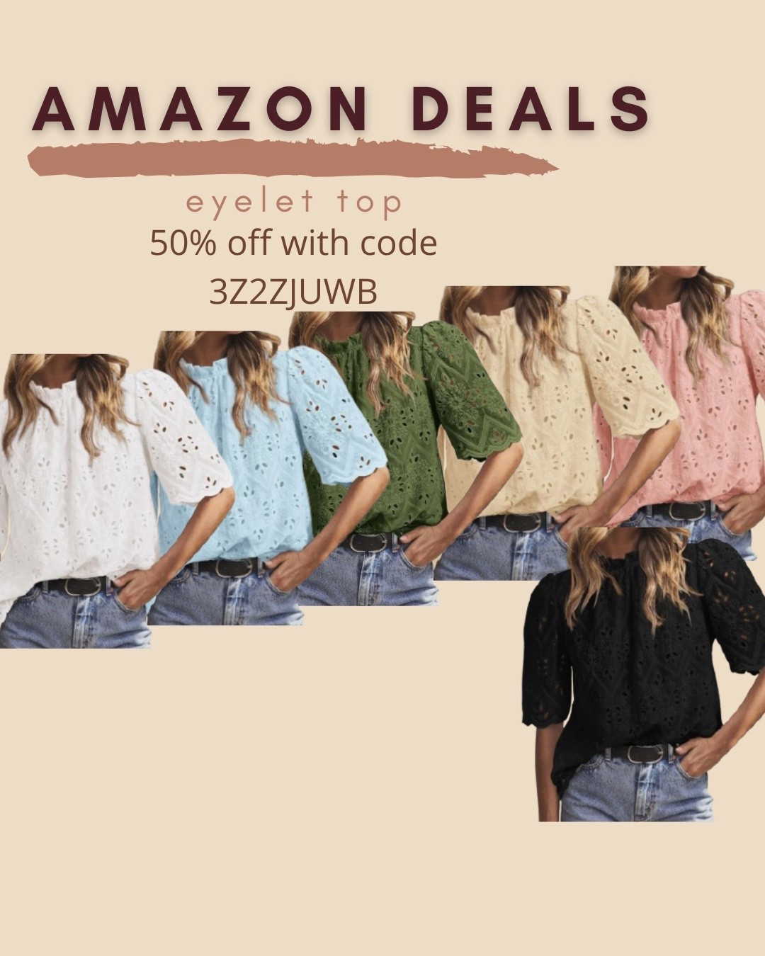 $8-$13 ends 2/2

Amazon fashion
Amazon deals
Eyelet top
Lace top


#LTKSaleAlert