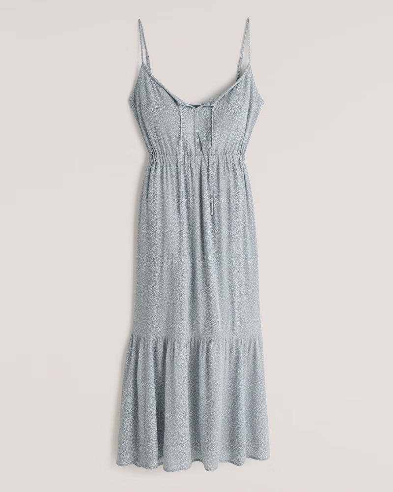 Easy Waist Midaxi Dress | Abercrombie & Fitch (US)