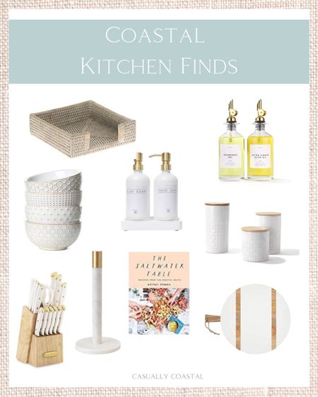 Sharing some of my favorite coastal kitchen styling pieces, all from Amazon!
-
coastal home, coastal decor, home decor, kitchen canisters, white ceramic canisters, kitchen decor, kitchen styling, coastal kitchen, cookbooks, serving boards, charcuterie boards, white bowls, napkin holder, paper towel holder, white kitchen decor, white & brass kitchen decor, amazon home decor, amazon kitchen decor

#LTKFind #LTKunder100 #LTKhome