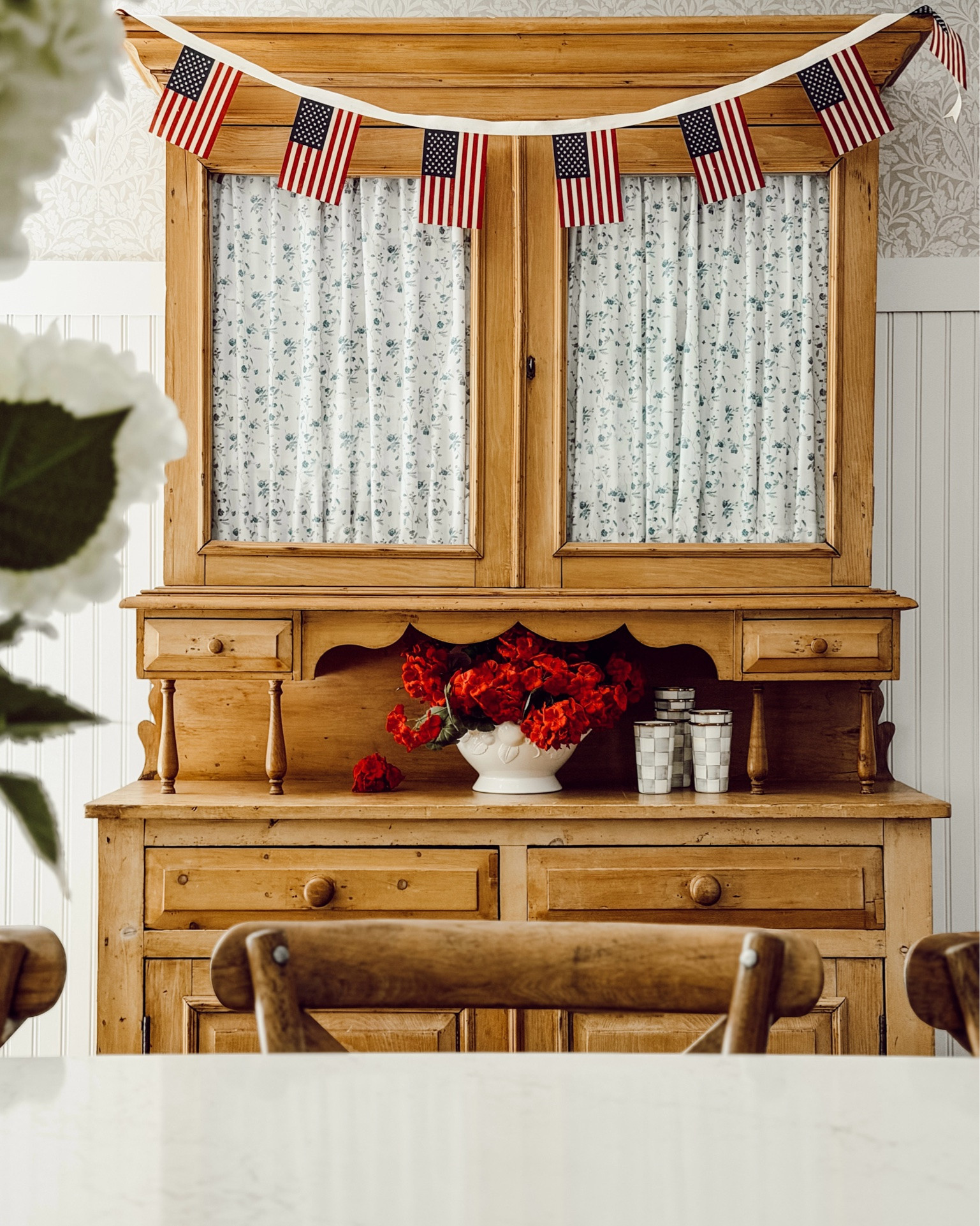 The supplies you’ll need to make the Terrain dupe American flag garland.

#LTKHome #LTKSeasonal
