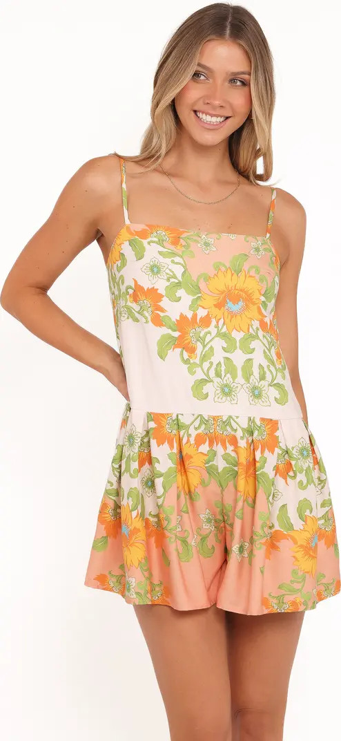 Claire Spring Floral Romper | Nordstrom
