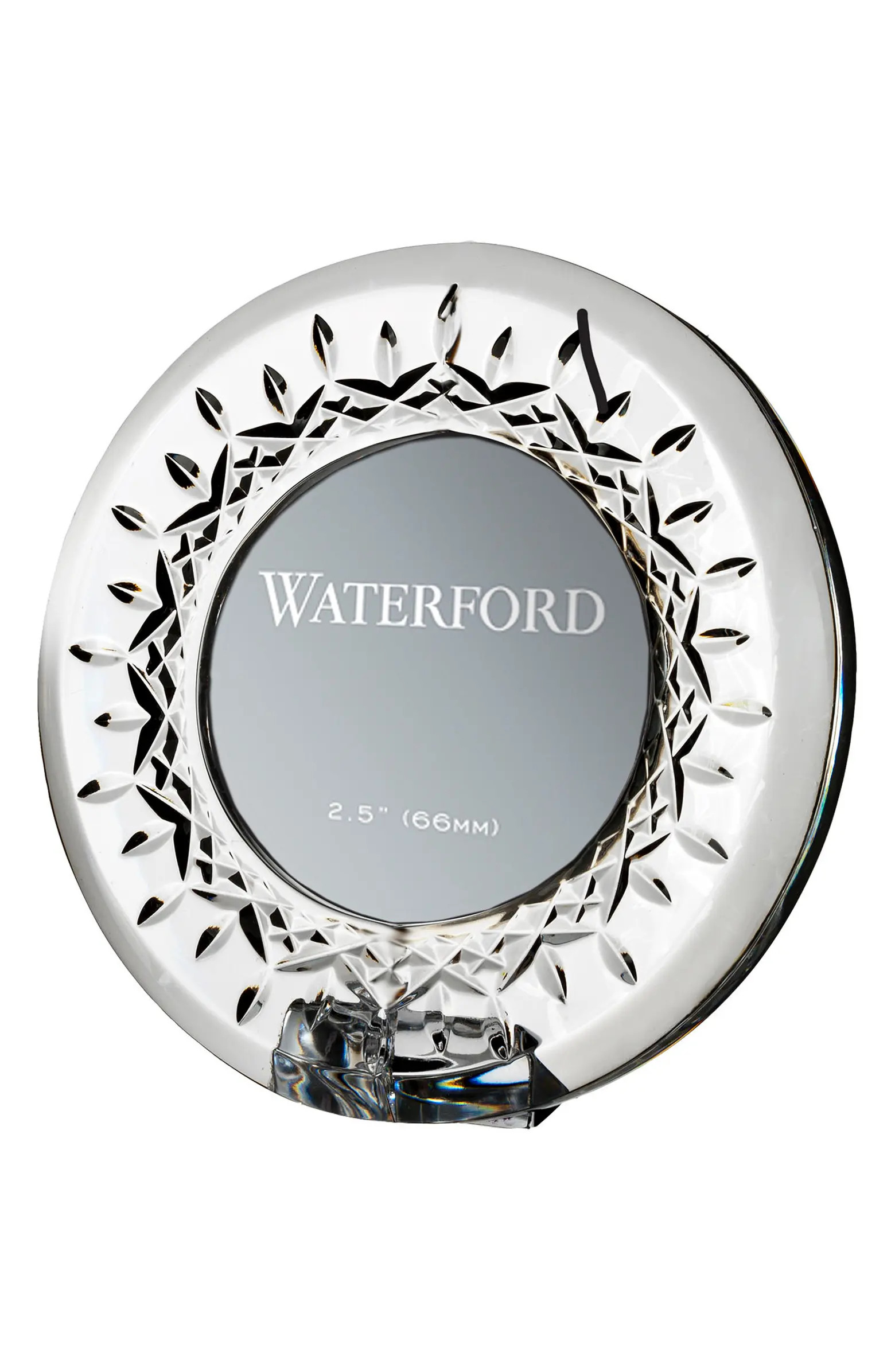 Giftology Lismore Lead Crystal Mini Round Picture Frame | Nordstrom