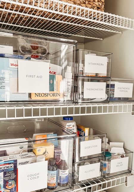 (Finally) organized our first-aid / medicine stash! Nice + neat thanks to these clear bins + minimalist labels 👏🏻


home organization, linen closet organization, medicine cabinet, storage solutions, get organized, custom labels

#LTKbeauty #LTKhome #LTKfamily