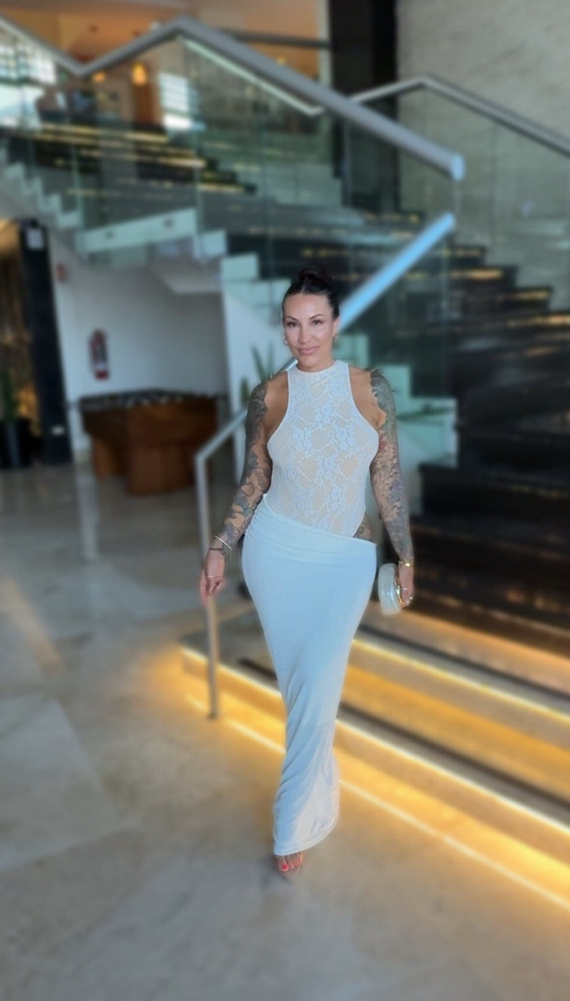 This dress!!! It’s one piece, lace bodysuit is connected to the skirt. Double lined. Wearing a large but definitely could’ve done a medium. I have a lot of room lol ￼

#LTKootd #LTKgrwm