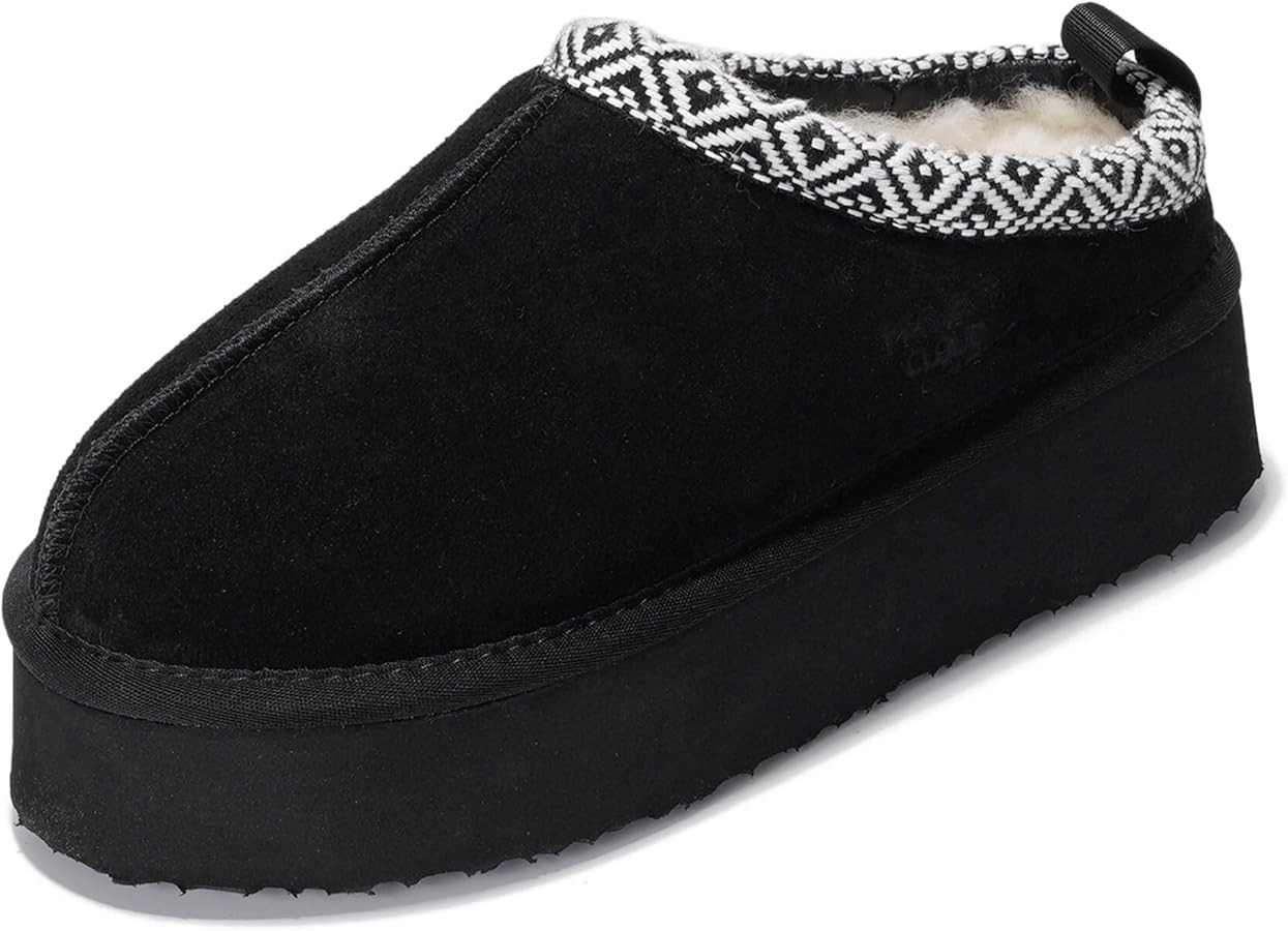 Project Cloud 100% Genuine Leather Platform Slippers for Women – Soft Memory Foam Womens Slippe... | Amazon (US)