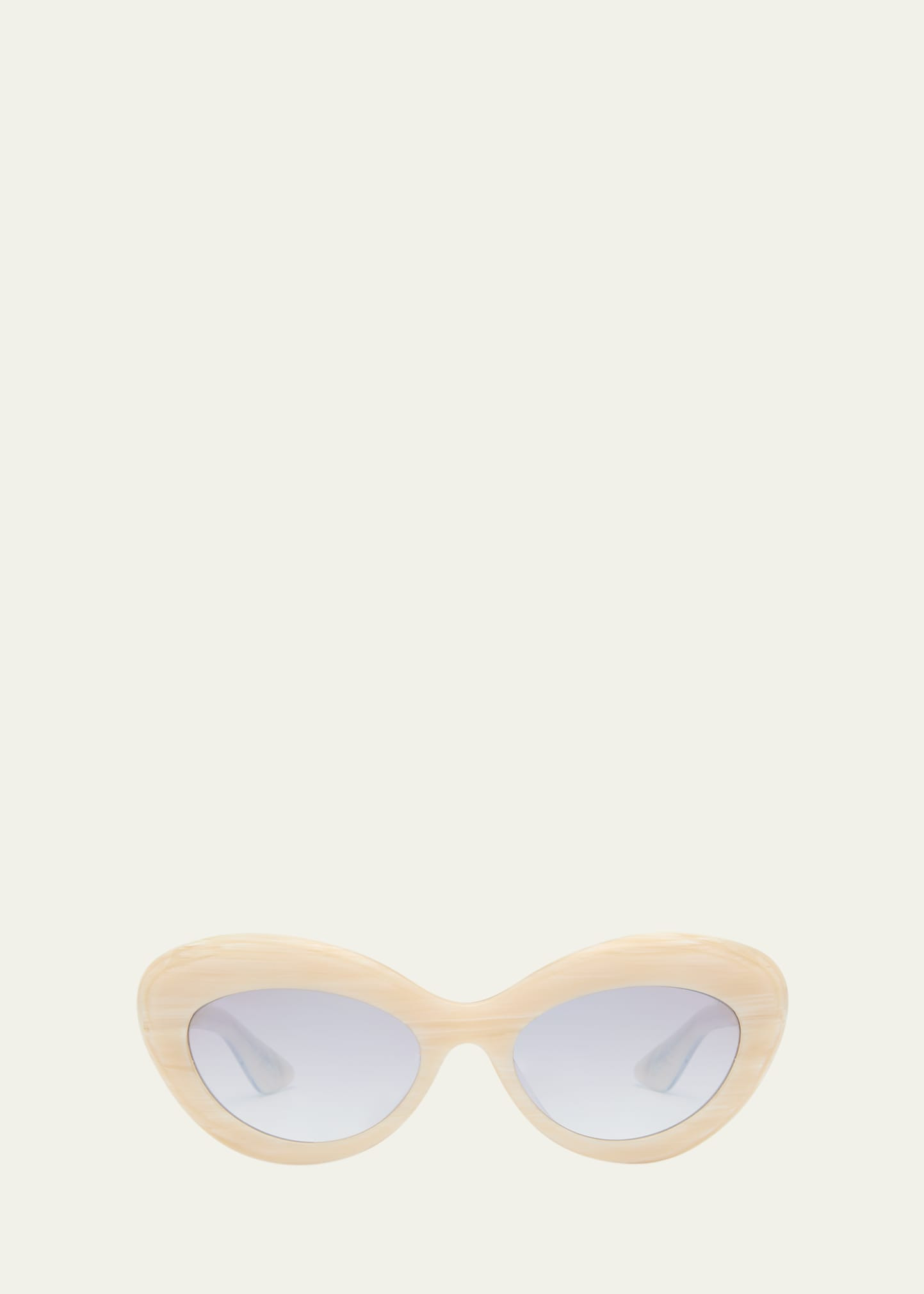 KHAITE x Oliver Peoples 1968c Acetate Round Sunglasses | Bergdorf Goodman