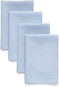 Solino Home Sky Blue Linen Napkins 20 x 20 Inch – 100% Pure Linen Summer Dinner Napkins Set of ... | Amazon (US)