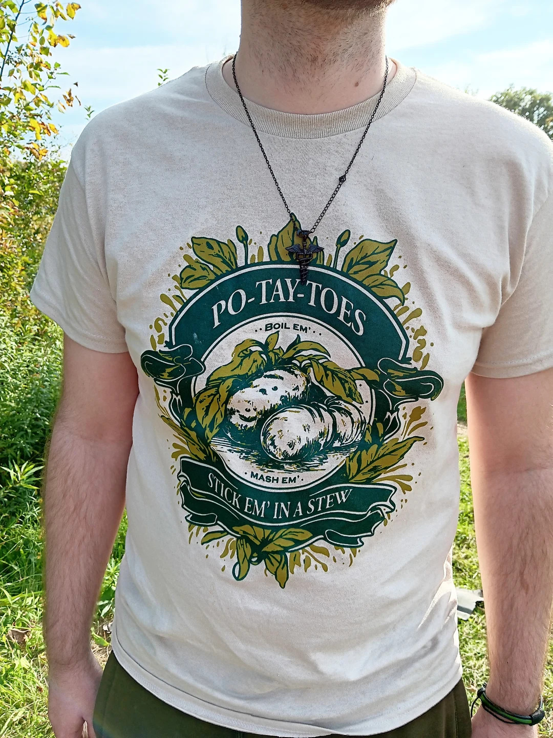 Potatoes LOTR Shirt 100% Cotton Quality Screen Printed Apparel S-XXXL Vintage Botanical Design - ... | Etsy (US)