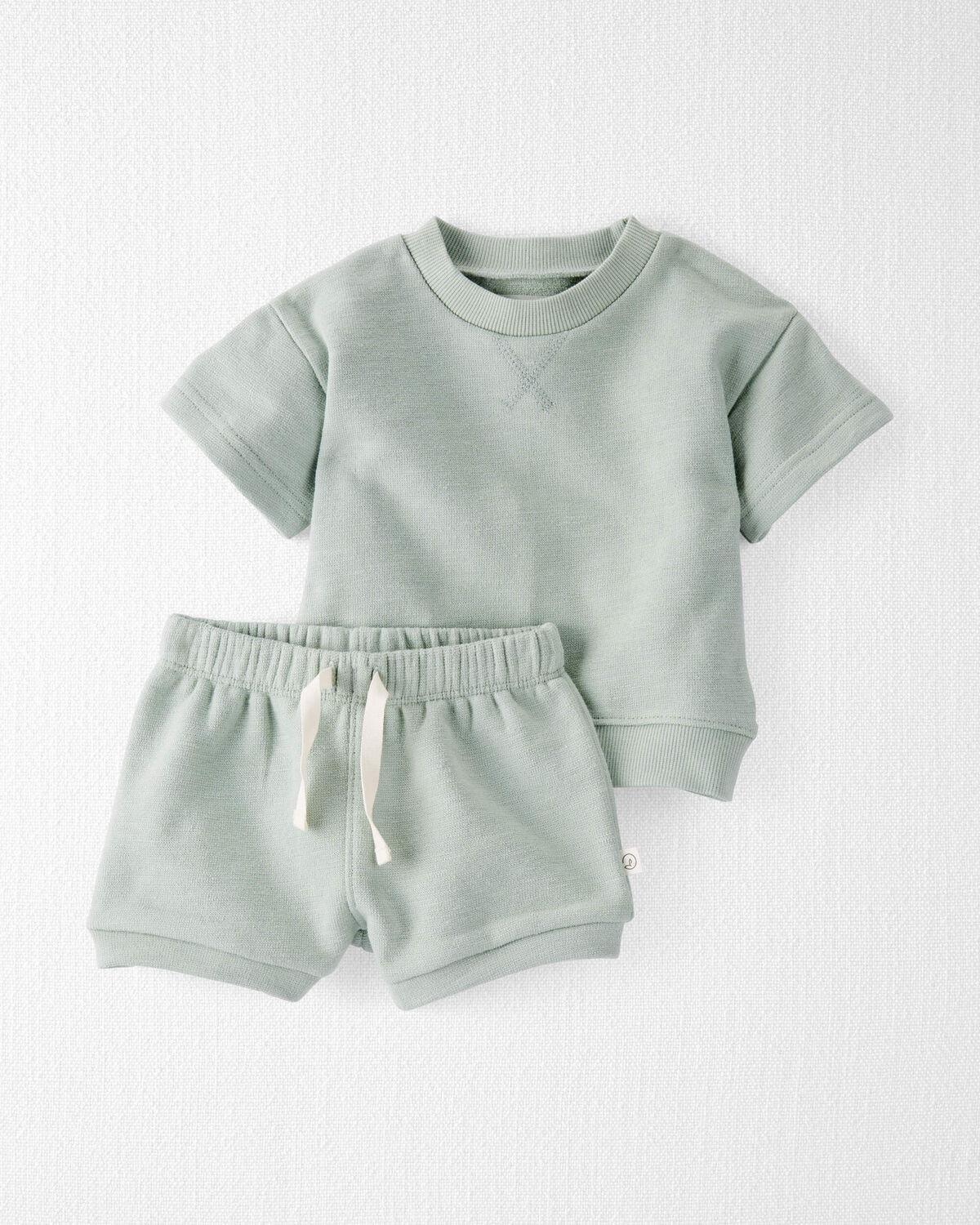 Mint Baby Organic Cotton 2-Piece Set in Mint | carters.com | Carter's
