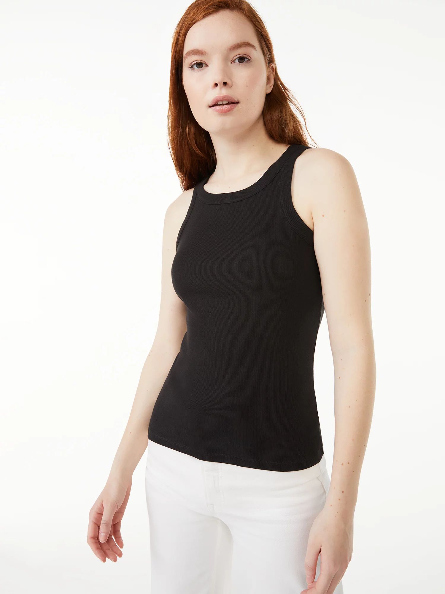 Free Assembly Women's Cut Away Tank Top - Walmart.com | Walmart (US)