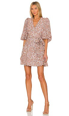 MINKPINK Jedda Wrap Mini Dress in Paisley from Revolve.com | Revolve Clothing (Global)