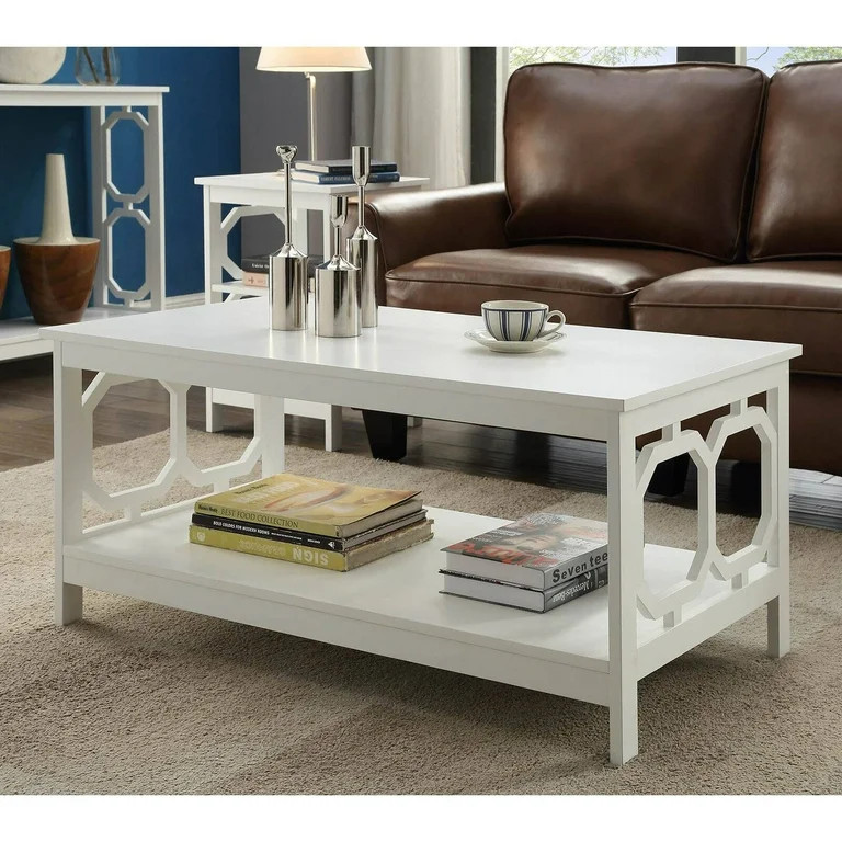 Convenience Concepts Omega Coffee Table, White | Walmart (US)