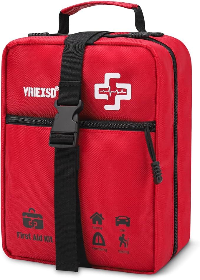 VRIEXSD 400 Piece Large First Aid Kit Premium Emergency Kits for Home, Office, Car, Outdoor, Hiki... | Amazon (US)