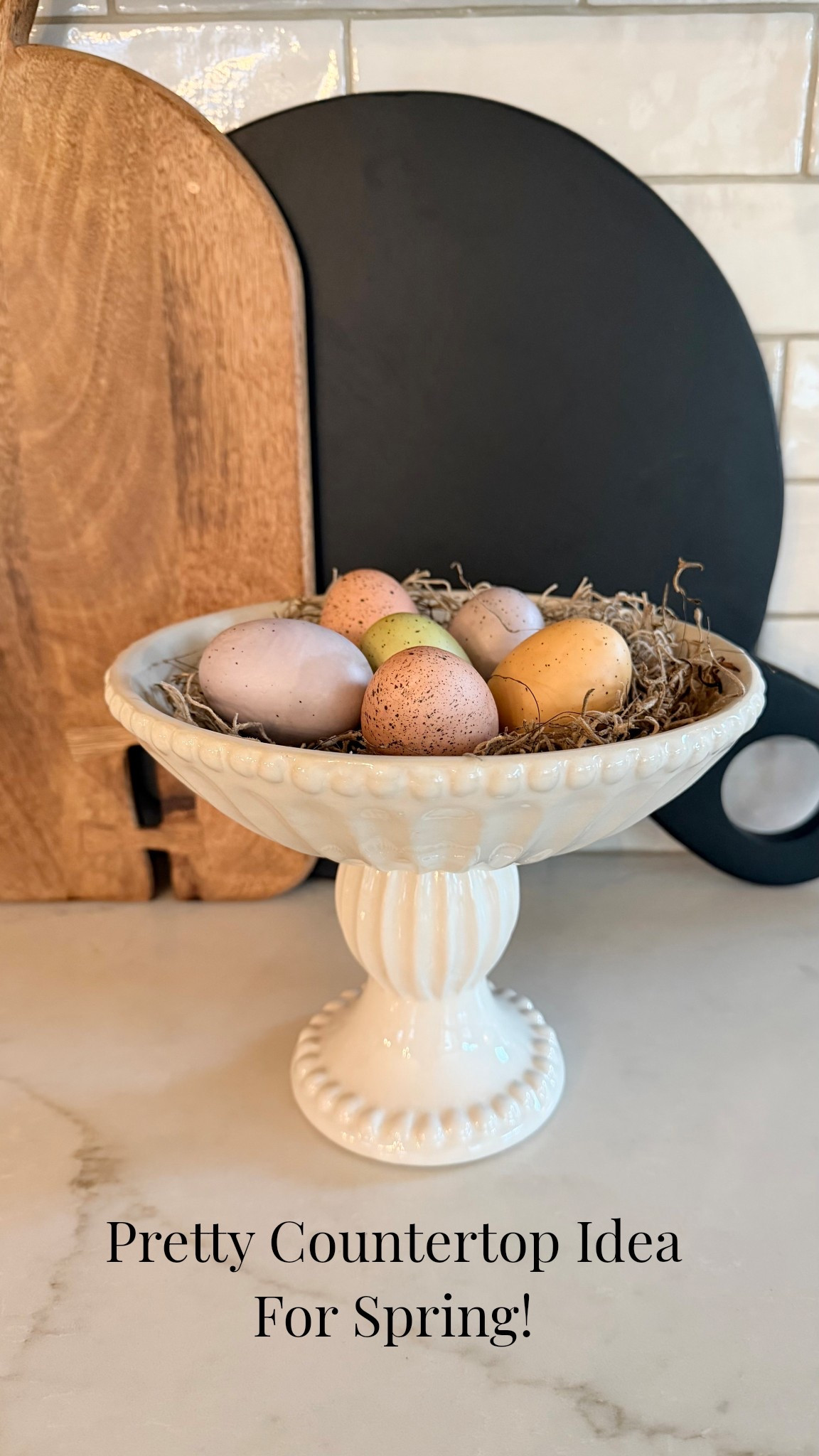 A pedestal bowl + a little neat + eggs = instant spring charm

#LTKHome #LTKSeasonal