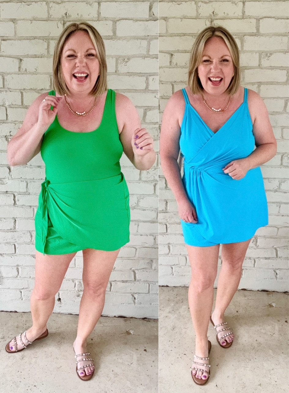 Large in both (could wear medium in blue)

#LTKmidsize #LTKfindsunder50 #LTKover40