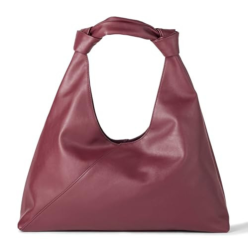 The Drop Women's Mackenzie Knotted Hobo Tote, Burgundy | Amazon (US)