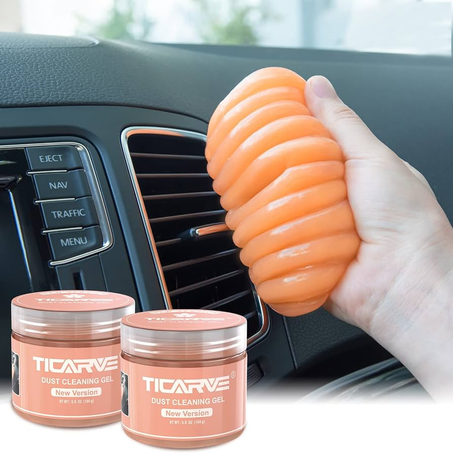 TICARVE 2Pack New Cleaning Gel Detail Putty Car Gel Auto Detailing Tools Car Interior Cleaner Car... | Amazon (US)