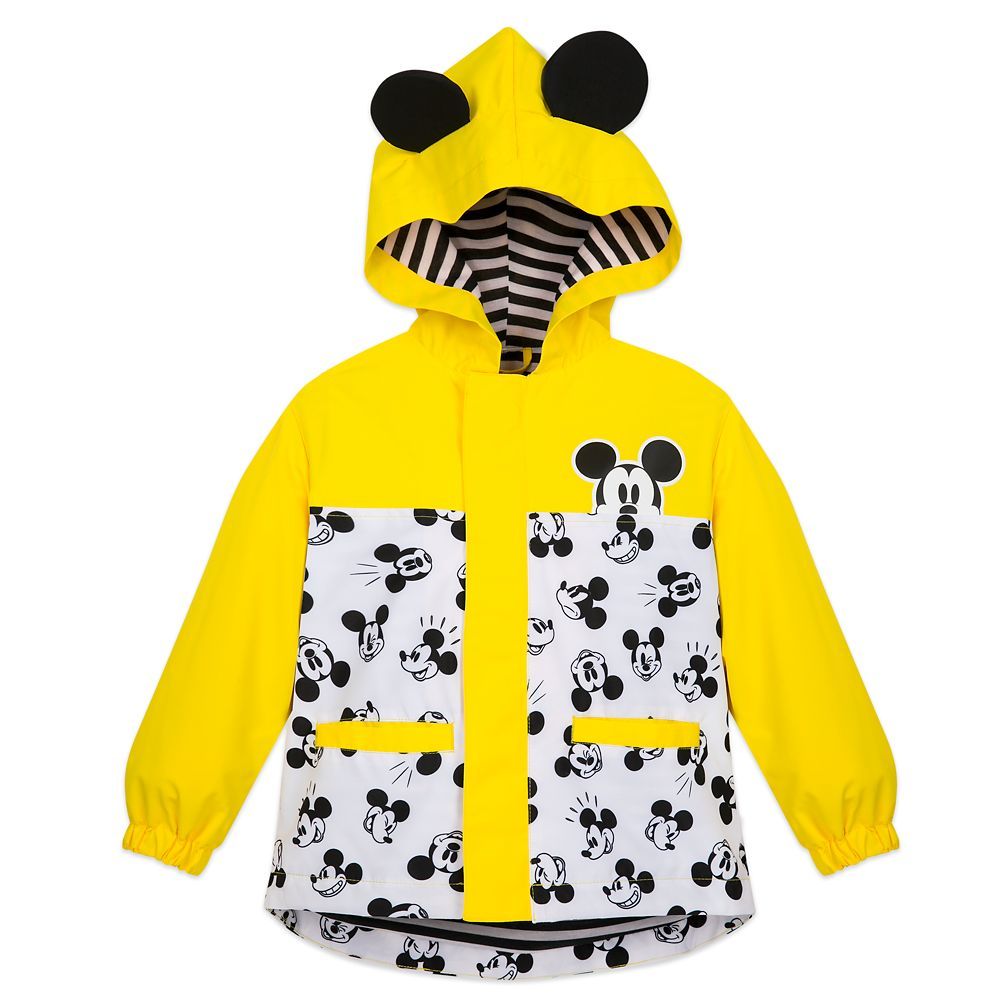 Mickey Mouse Packable Rain Jacket and Attached Carry Bag for Kids | Disney Store
