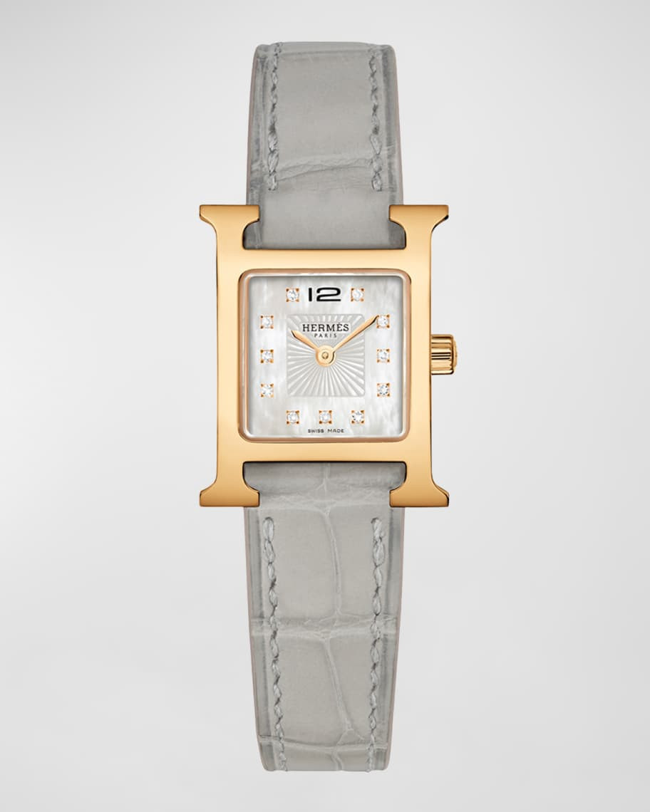 Hermes Heure H Watch, Mini Model, 21 mm | Neiman Marcus