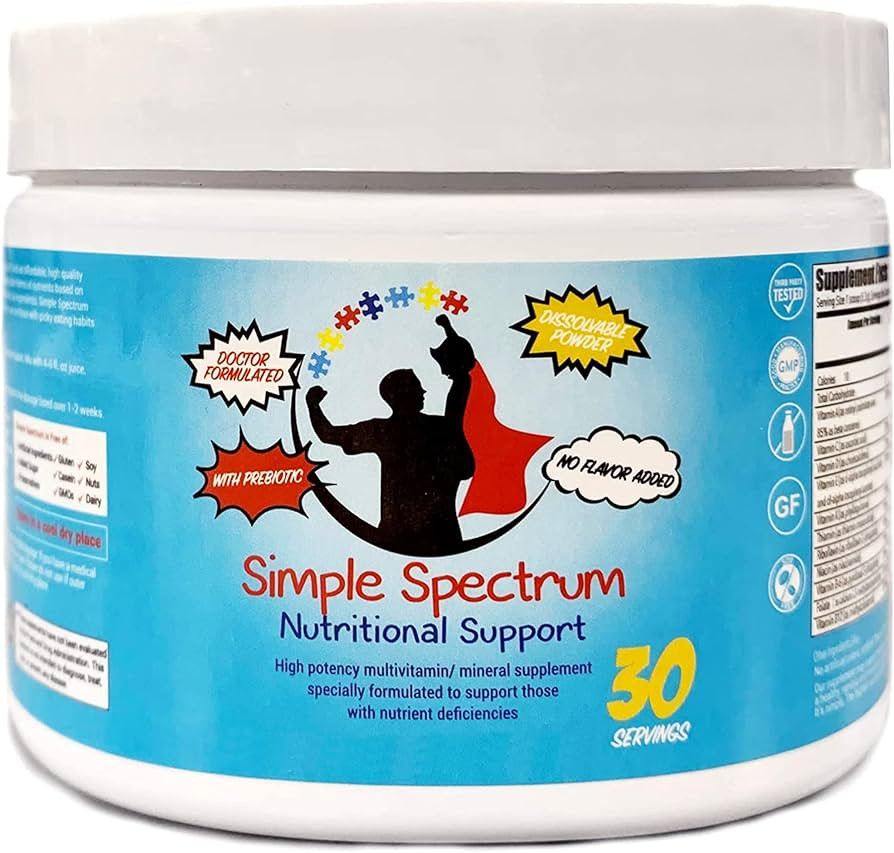 Simple Spectrum Vitamin Supplement, Nutritional Support, No Added Sugars or Artificial Ingredient... | Amazon (US)