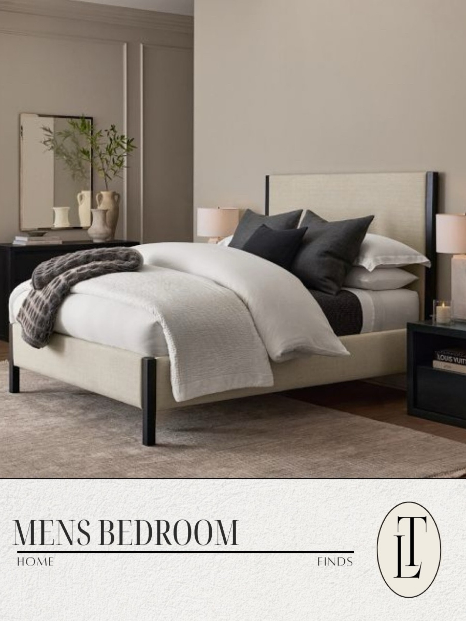 Men’s bedroom design!! Boys bedroom, men’s bedroom, men’s bedding, neutral bedding, black bedding, grey bedding

#LTKMens #LTKHome #LTKU