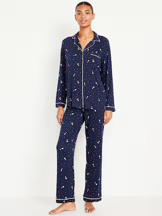 Sunday Sleep Knit Jersey Pant Set | Old Navy (US)