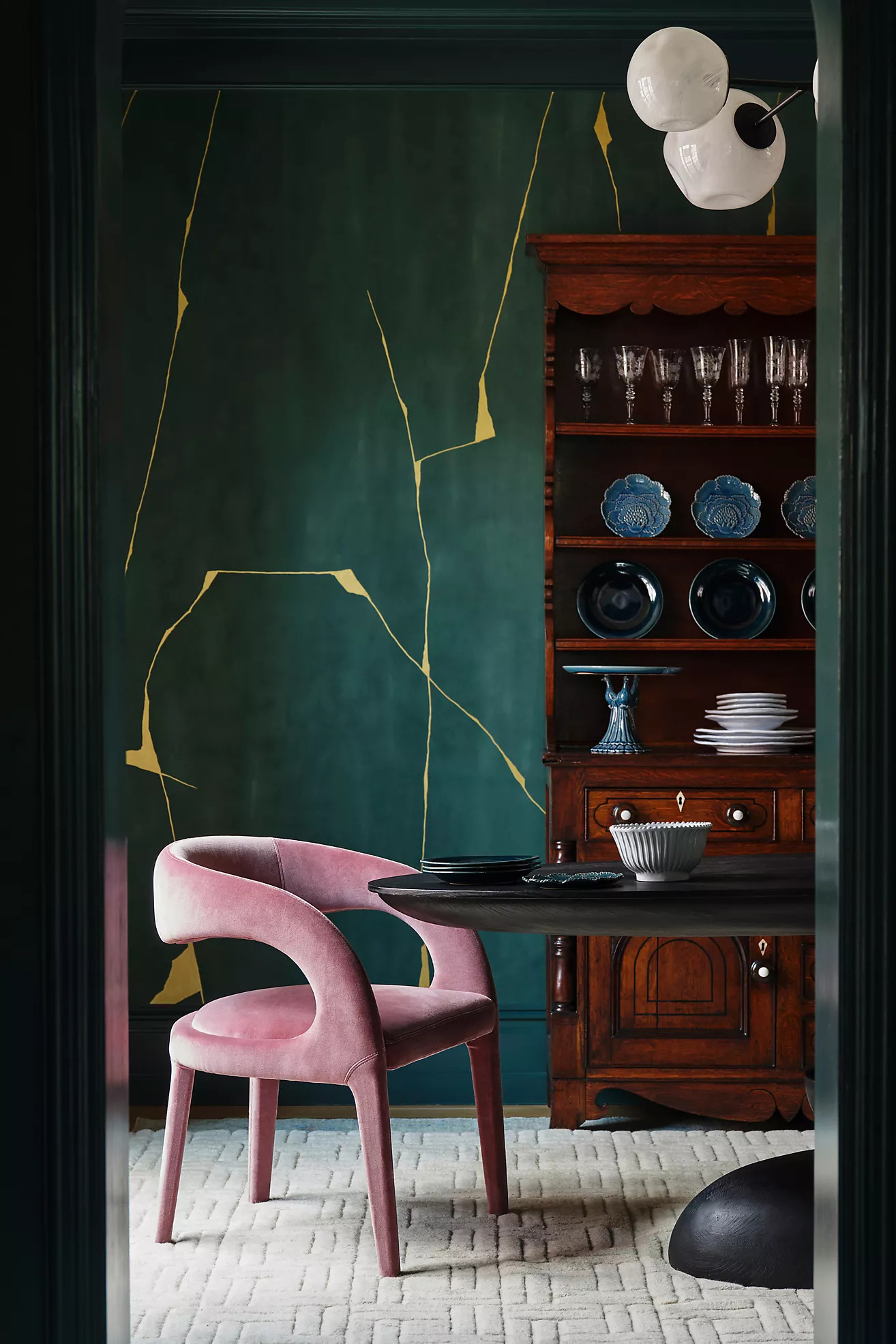 Velvet Hagen Dining Chair | Anthropologie (US)