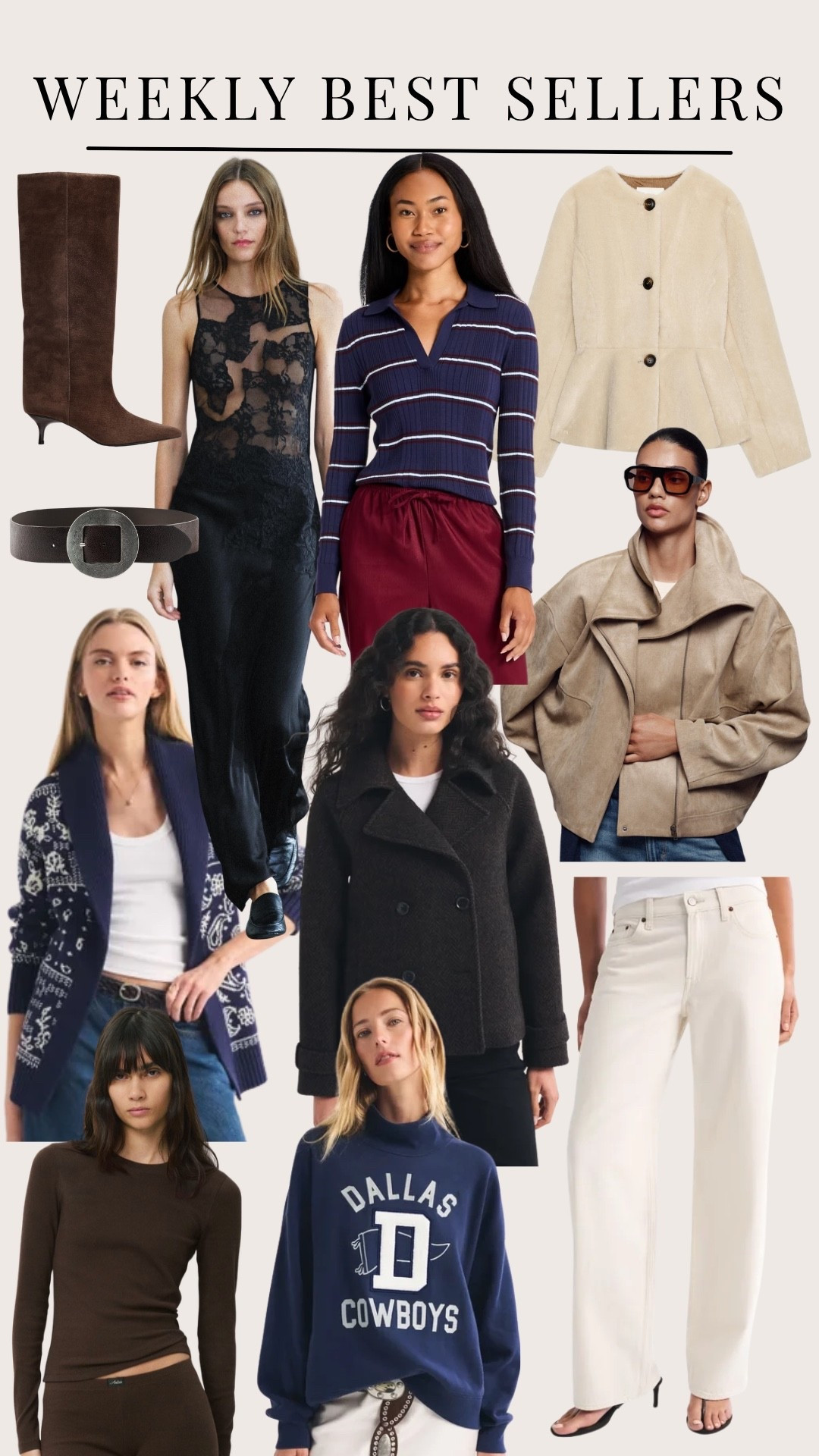 Your most shopped pieces from the past week! A mix of Zara, Aritzia, Target, and Abercrombie favorites! ✨