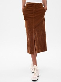 Corduroy Midi Skirt with Washwell | Gap (US)