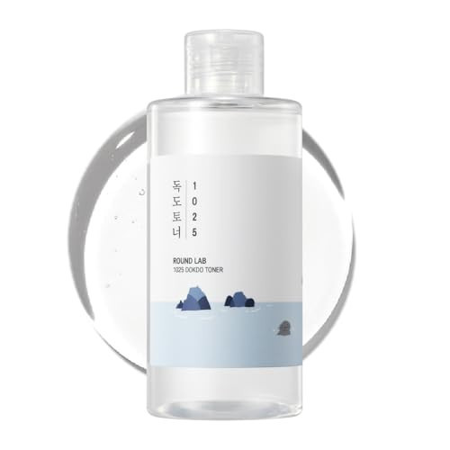 ROUND LAB 1025 Dokdo Toner 6.76 Fl Oz, Oil Control and Reduces Excess Sebum, Gentle Exfoliating Facial Toner, Deep Sea Water for Moisturization, Soft Finish Without Stickiness, Korean Skin Care | Amazon (US)