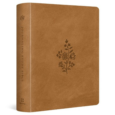 ESV Journaling Study Bible (Trutone Over Board, Nubuck Caramel) - (Leather Bound) | Target
