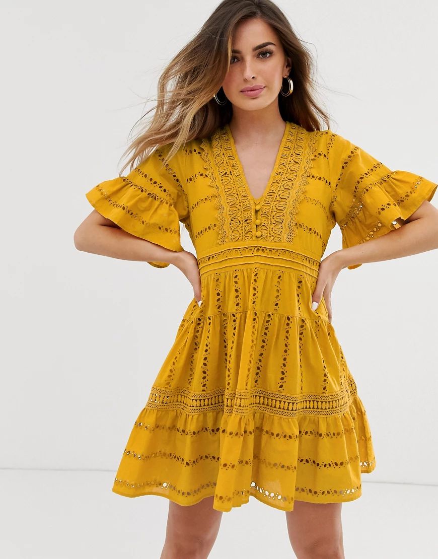 Rahi Paradise Tunic Dress-Yellow | ASOS (Global)
