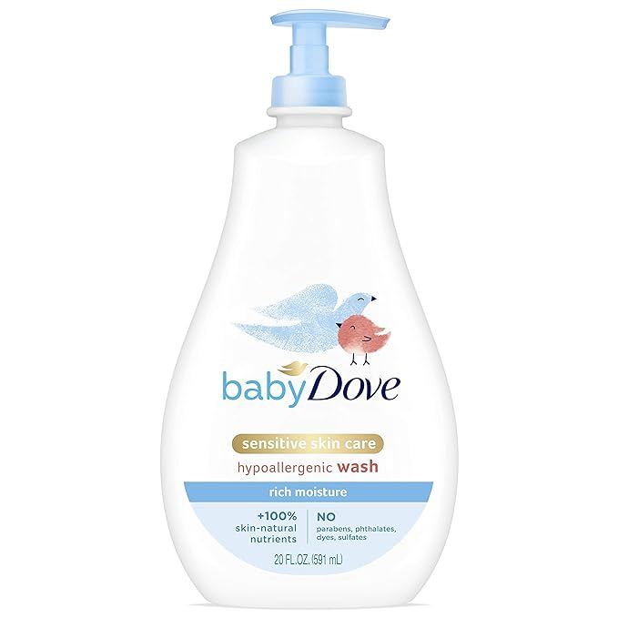 Baby Dove Tip to Toe Baby Wash and Shampoo For Baby's Delicate Skin Rich Moisture Washes Away Bac... | Amazon (US)