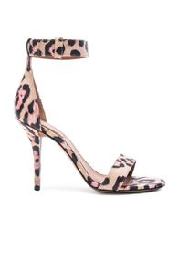 Givenchy Retra Jaguar Print Leather Heels in Animal Print,Pink,Neutrals | FWRD 
