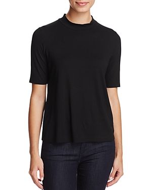 Eileen Fisher Mock-Neck Short Sleeve Top | Bloomingdale's (US)