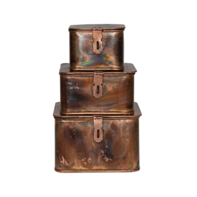 Storied Home Various Decorative Boxes Set of 3 | Ashley Homestore
