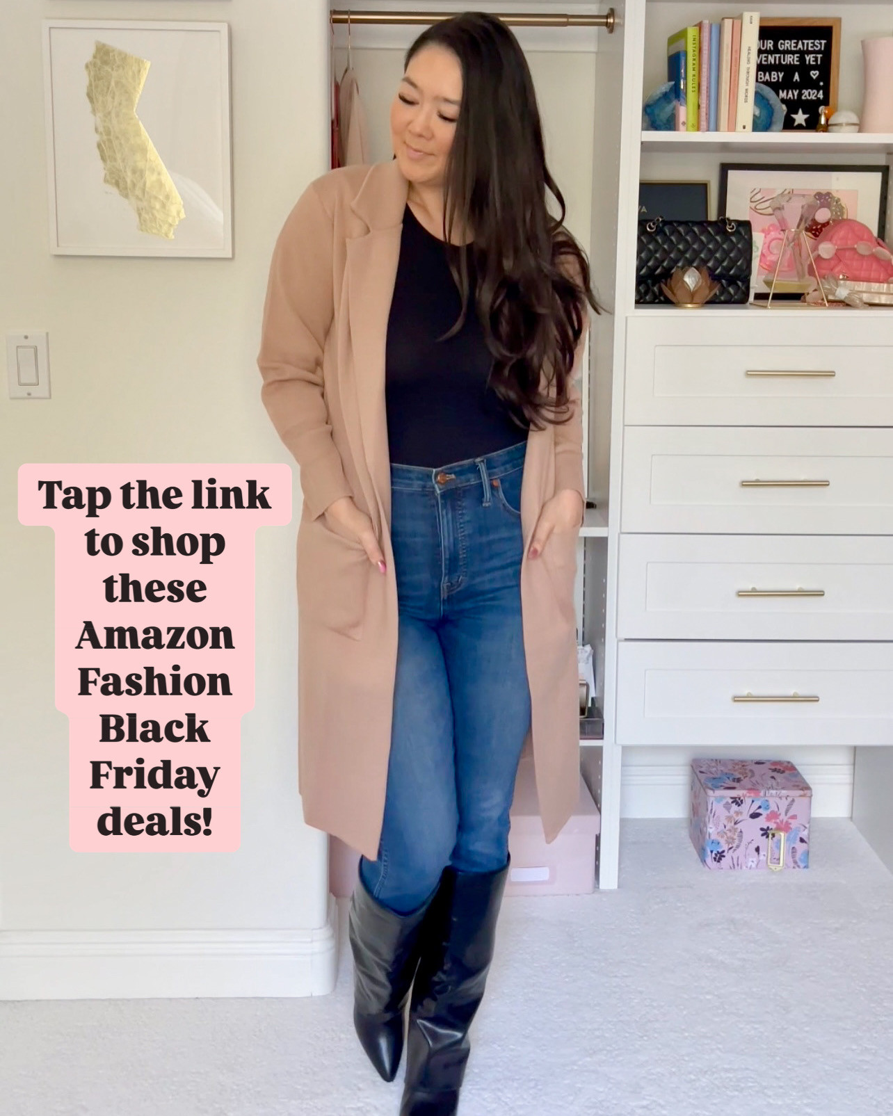 Linking these Amazon Fashion Black Friday deals! The coatigan is so flattering and the boots look designer. 

 #LTKCyberWeek #LTKSeasonal #LTKMidsize