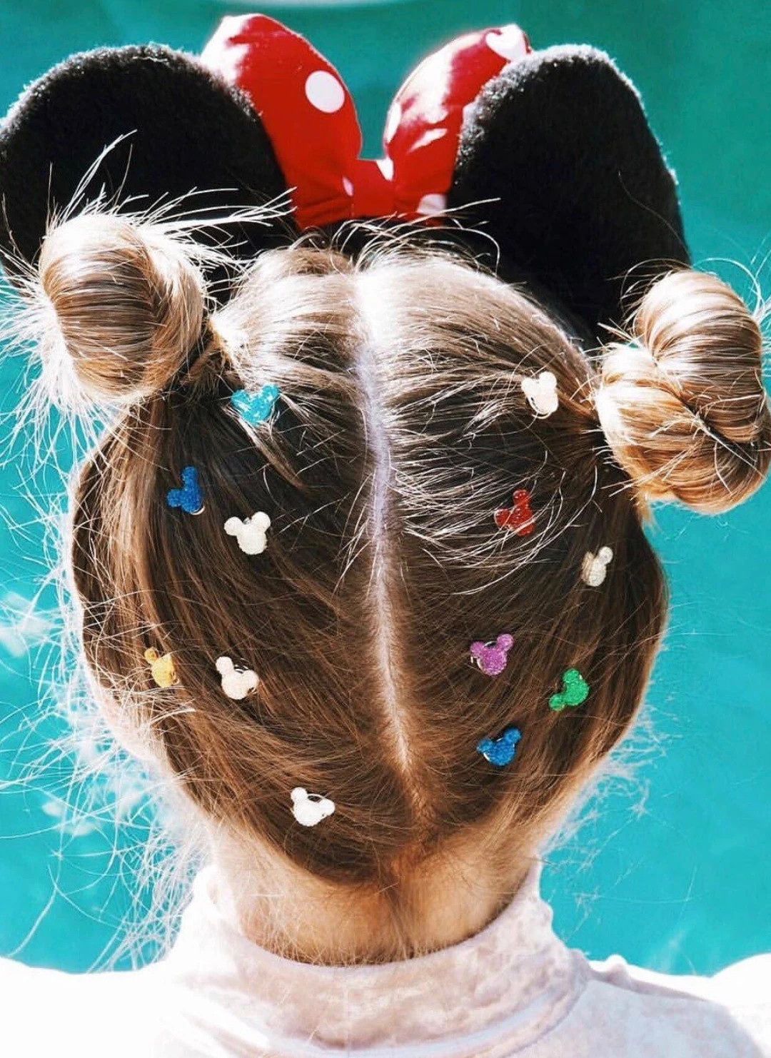 Disney Mickey Mouse Ears HAIR SWIRLS Set of 6 - Etsy | Etsy (US)