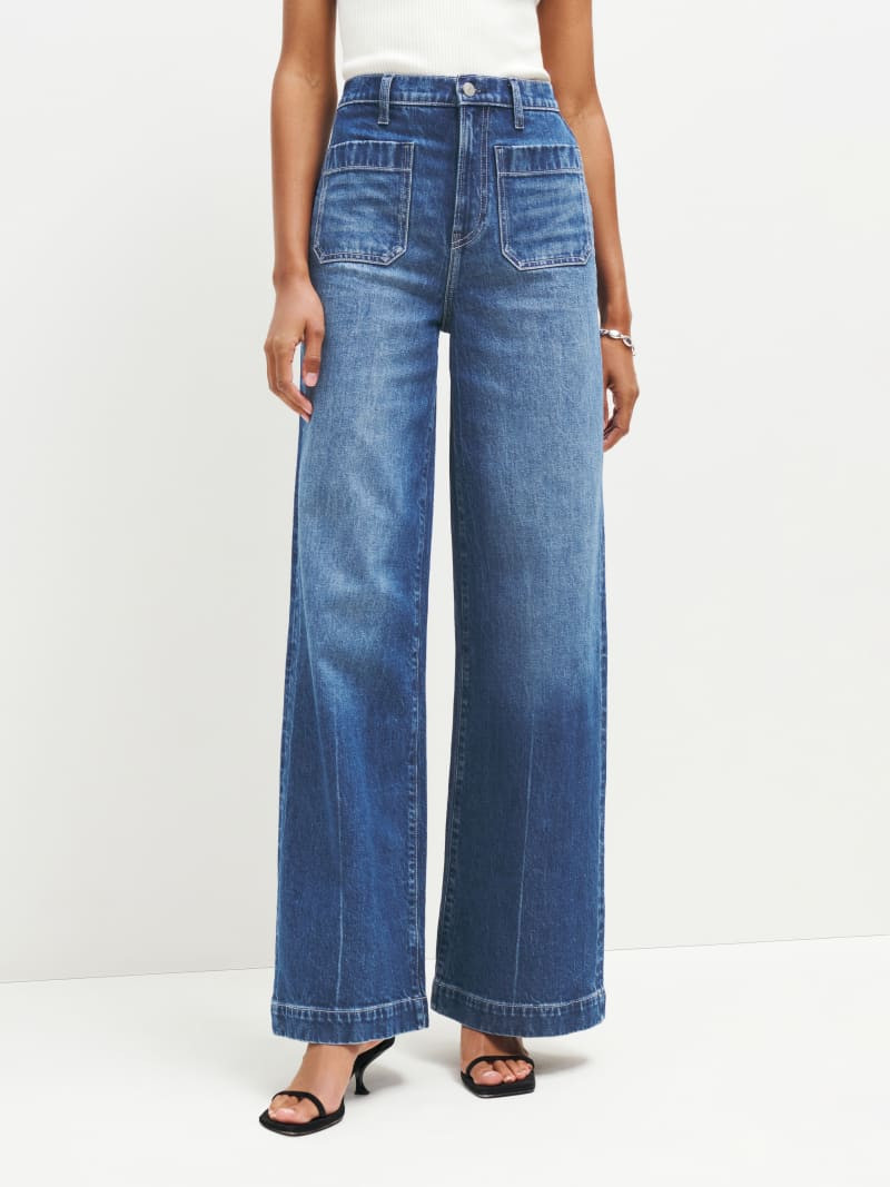 Janae Ultra High Rise Wide Leg Jeans | Reformation (Global)