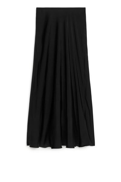 Maxi Satin Skirt | H&M (UK, MY, IN, SG, PH, TW, HK)
