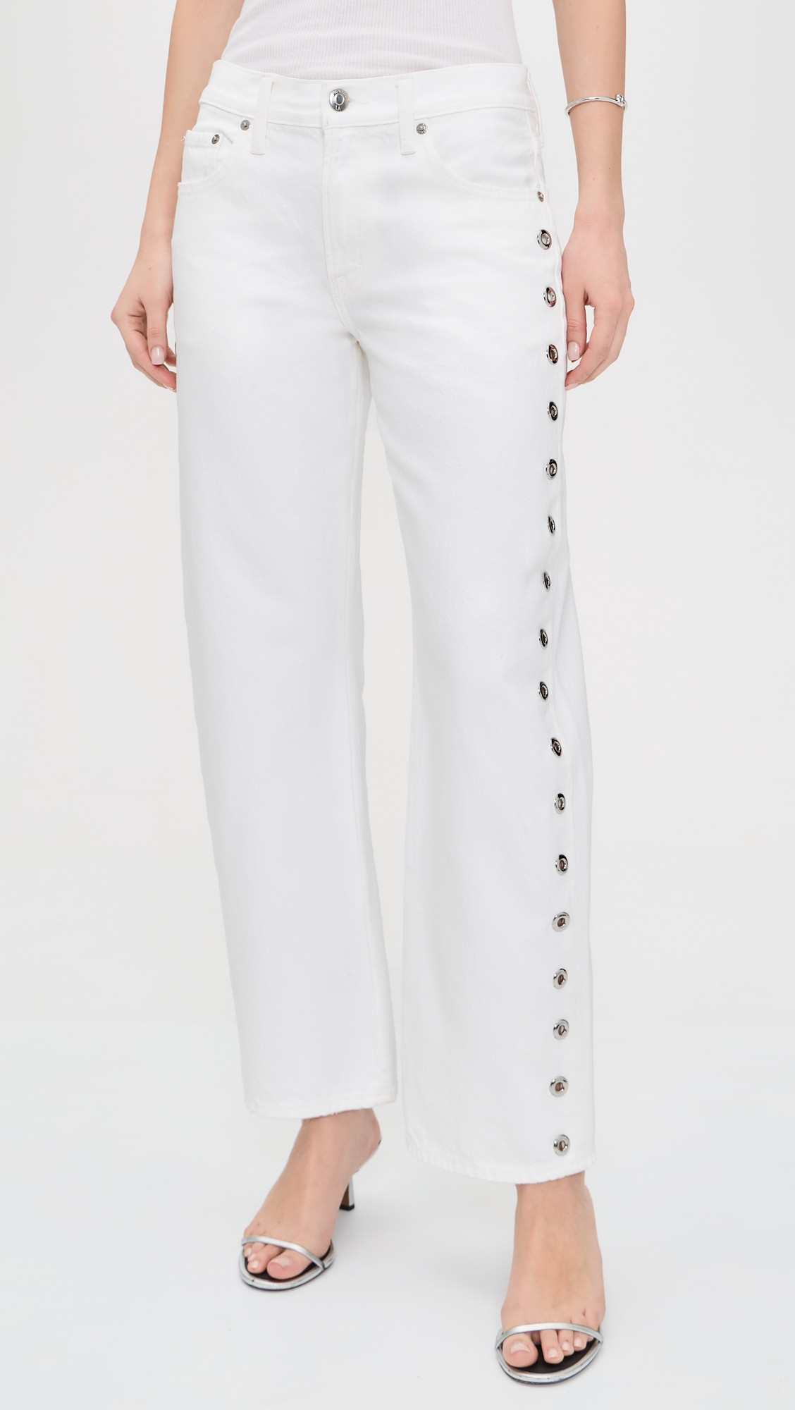Pistola Lexi Jeans VIVID WHITE 27 | Shopbop