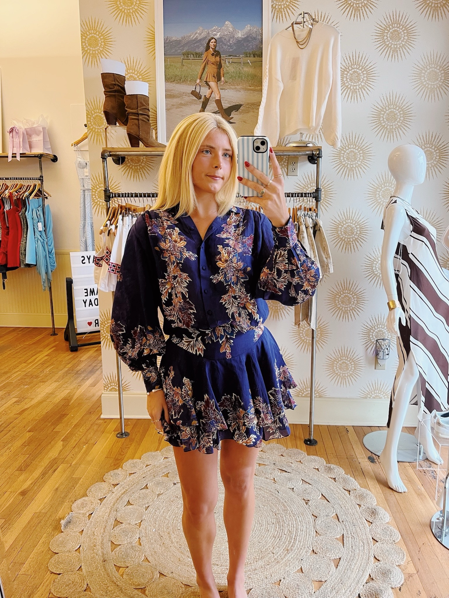 the cutest matching shirt set for fall in navy!

#LTKSeasonal #LTKStyleTip #LTKU