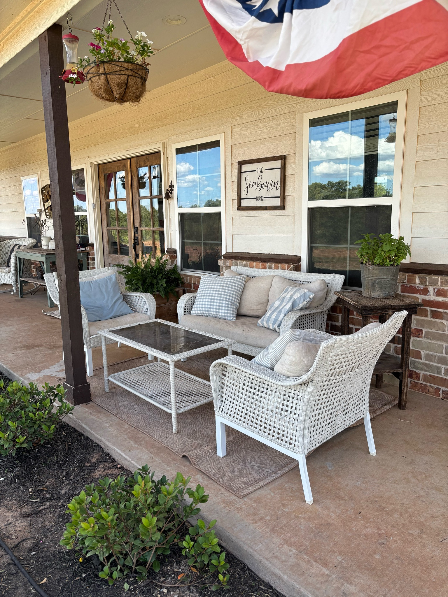 The cutest outdoor patio set!! Quality is 10/10 and price is unbeatable 

#LTKhome #LTKsalealert #LTKSeasonal